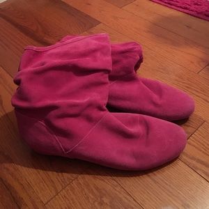 COPY - Steve Madden pink suede boots